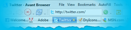 Screenshot of Avant Browser